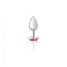 Load image into Gallery viewer, Cheeky Charms Heart Bright Pink Small Silver Plug
