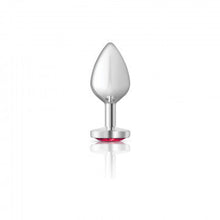 Load image into Gallery viewer, Cheeky Charms Heart Bright Pink Medium Silver Plug
