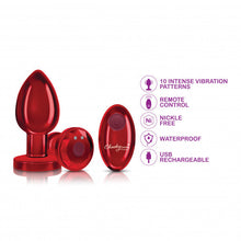 Load image into Gallery viewer, Cheeky Charms Rechargeable Vibrating Metal Butt
