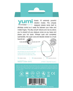 Vedo Yumi Rechargeable Vibe Tease Me Turquoise