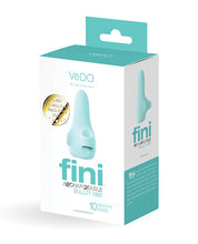 Load image into Gallery viewer, Vedo Fini Rechargeable Bullet Vibe Turquoise
