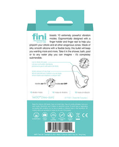 Vedo Fini Rechargeable Bullet Vibe Turquoise