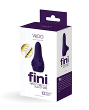 Load image into Gallery viewer, Vedo Fini Rechargeable Bullet Vibe Purple
