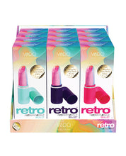 Load image into Gallery viewer, Vedo Retro Rechargeable Bullet 12 Pc Display
