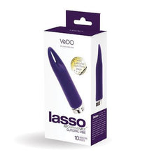 Load image into Gallery viewer, Vedo Lasso Bullet Vibe Rechargeable Purple
