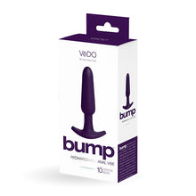 Load image into Gallery viewer, Vedo Bump Rechargeable Anal Vibe Deep Purple
