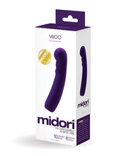 Load image into Gallery viewer, Vedo Midori Rechargeable Gspot Vibe Deep Purple
