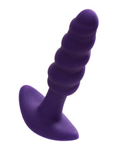 Load image into Gallery viewer, Vedo Twist Rechargeable Anal Plug Deep Purple
