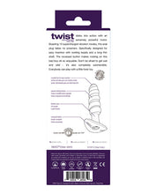 Load image into Gallery viewer, Vedo Twist Rechargeable Anal Plug Deep Purple
