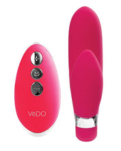 Load image into Gallery viewer, Jeni C-shaped Dual Motor Vibe With Remote - Pink
