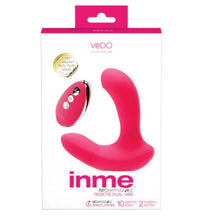 Load image into Gallery viewer, Vedo Inme Dual Vibe W/ Remote Rechargeable Pink
