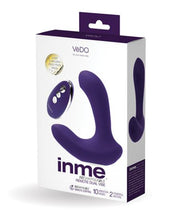 Load image into Gallery viewer, Vedo Inme Dual Vibe W/ Remote Rechargeable Purple
