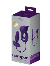 Load image into Gallery viewer, Vedo Humper Recharg/ Dual C-ring W/plug Purple
