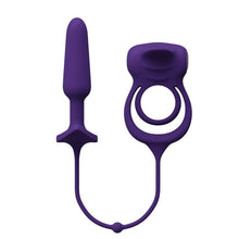 Load image into Gallery viewer, Vedo Humper Recharg/ Dual C-ring W/plug Purple
