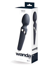 Load image into Gallery viewer, Vedo Wanda Rechargeable Wand Vibe Just Black
