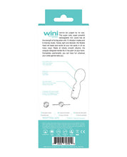 Load image into Gallery viewer, Vedo Wini Rechargeable Mini Wand Turquoise
