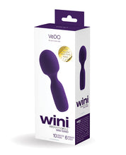 Load image into Gallery viewer, Vedo Wini Rechargeable Mini Wand Deep Purple
