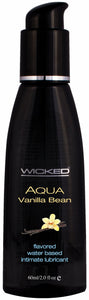 Wicked Aqua Vanilla Bean Lube 2 Oz