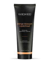 Load image into Gallery viewer, Wicked Massage Cream Orange Blossom + Patchouli 4 Oz

