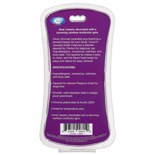 Load image into Gallery viewer, Cloud 9 Gems Silver Chromed Tall Anal Plug Large
