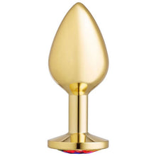 Load image into Gallery viewer, Cloud 9 Gems Gold Anal Plug Medium
