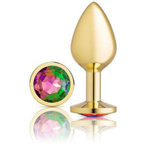 Load image into Gallery viewer, Cloud 9 Gems Gold Anal Plug Medium
