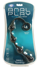 Load image into Gallery viewer, Silicone Anal Teardrop Small Black

