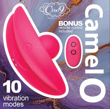 Load image into Gallery viewer, Cloud 9 Camel Toe Shaped Vibrator With Remote
