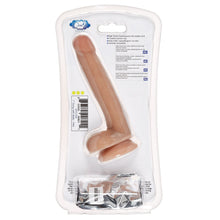 Load image into Gallery viewer, Cloud 9 Dual Density Dildo Touch 7in W/ Balls Tan/ Mocha
