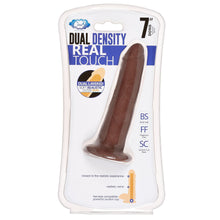 Load image into Gallery viewer, Cloud 9 Dual Density Dildo Touch 7in W/ No Balls Brown
