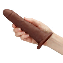 Load image into Gallery viewer, Cloud 9 Dual Density Dildo Touch 7in W/ No Balls Brown
