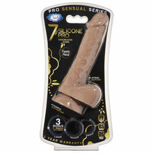 Load image into Gallery viewer, Cloud 9 Pro Sensual 7 Premium Silicone Dong W/ C Rings Tan &quot;
