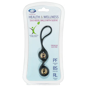 Cloud 9 Pro Sensual Duo Kegel Balls Black