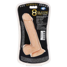 Load image into Gallery viewer, Pro Sensual Premium Silicone Dong W/ 3 C Rings Light 8 &quot;
