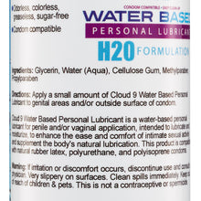 Load image into Gallery viewer, Cloud 9 Water Based Personal Lubricant 4 Oz
