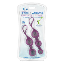 Load image into Gallery viewer, Cloud 9 Health &amp; Wellness Borosilicate Kegel Training Set - Plum
