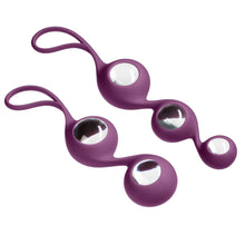 Load image into Gallery viewer, Cloud 9 Health &amp; Wellness Borosilicate Kegel Training Set - Plum

