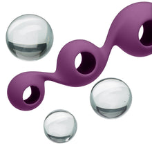 Load image into Gallery viewer, Cloud 9 Health &amp; Wellness Borosilicate Kegel Training Set - Plum

