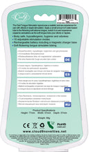 Load image into Gallery viewer, Cloud 9 Health &amp; Wellness Flutter Oral Tongue Stimulator Teal
