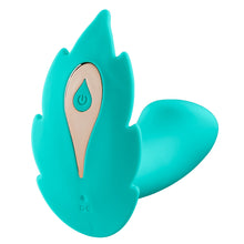 Load image into Gallery viewer, Cloud 9 Health &amp; Wellness Wireless Remote Control Panty Leaf Vibe - Teal
