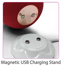 Load image into Gallery viewer, Cloud 9 Health &amp; Wellness Rose Suction Stimulator Red

