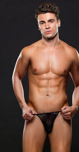 Envy Mesh G-string Black L/xl