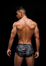 Load image into Gallery viewer, Envy Camo Trunks W/ Dog Tag Black L/xl
