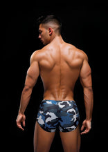 Load image into Gallery viewer, Envy Camo Trunks W/ Dog Tag Navy L/xl
