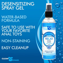 Load image into Gallery viewer, Cleanstream Relax Extra Strength Anal Lube 4 Oz
