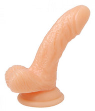 Load image into Gallery viewer, (bulk) Silicone Curvy 4 Suction Cup Dildo Flesh &quot;
