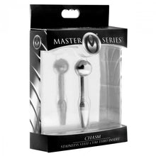 Load image into Gallery viewer, Master Series Chasm Stainless Steel Urethral Cum-thru Insert
