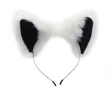 Load image into Gallery viewer, Tailz White Fox Tail &amp; Ears Set
