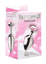 Load image into Gallery viewer, Booty Sparks Pink Gem Medium Anal Plug
