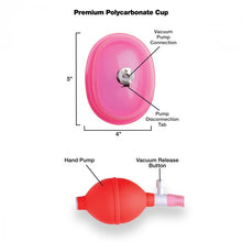 Load image into Gallery viewer, Size Matters Vaginal Pump W/ 5in Large Cup
